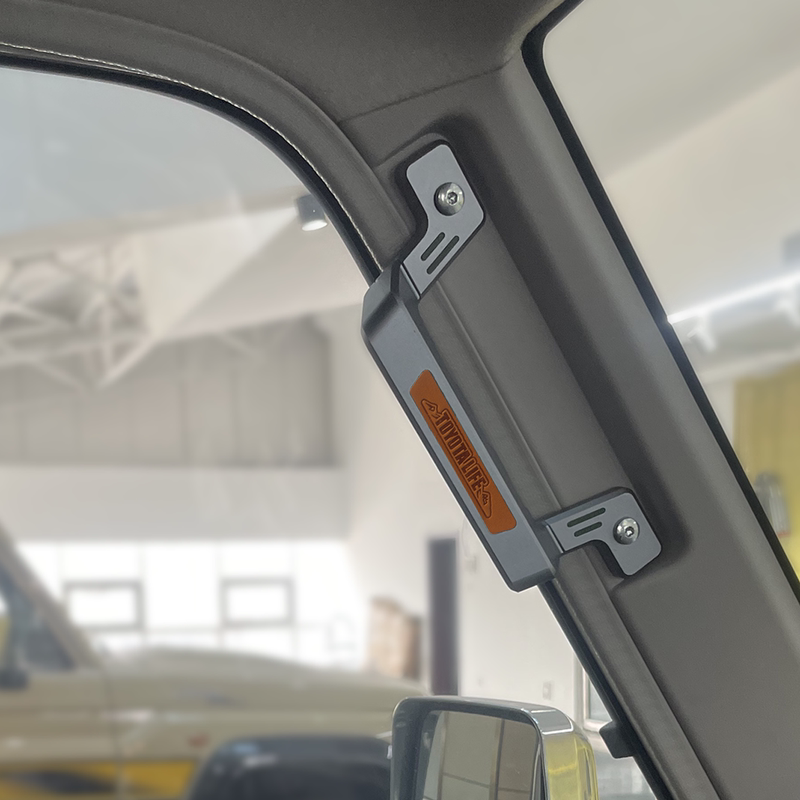 Toyota Lc71/76/78/79 Modified Aluminum Alloy Overhead Grab Handle, Original Car Hole Position, Non-Destructive Installation