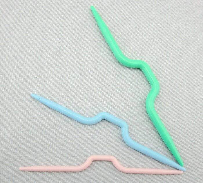 Woven Sweater Stitch Aids High-end Plastic Twist Pins 3 Models Twist 8 Words Tools Weave Twist Tools