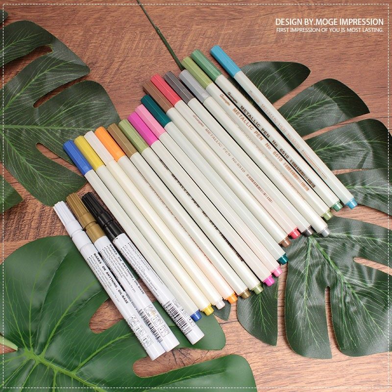 Superfine Wedding Pen Gold Guest Signature Pen Meeting Signature Pen Wood Sheet Sign Tree Pen Acrylic Coarse Paint Pen