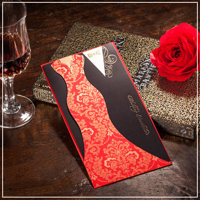 Versace 2019 new creative wedding invitation custom happy post personality high-end creative invitation letter