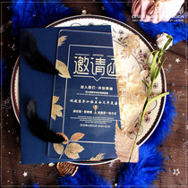 Golden Mori Department Transparent invites Cambodia High-end Personality Annual Meeting Acrylic Invitation Letter New Product Release Meeting Business Please Post