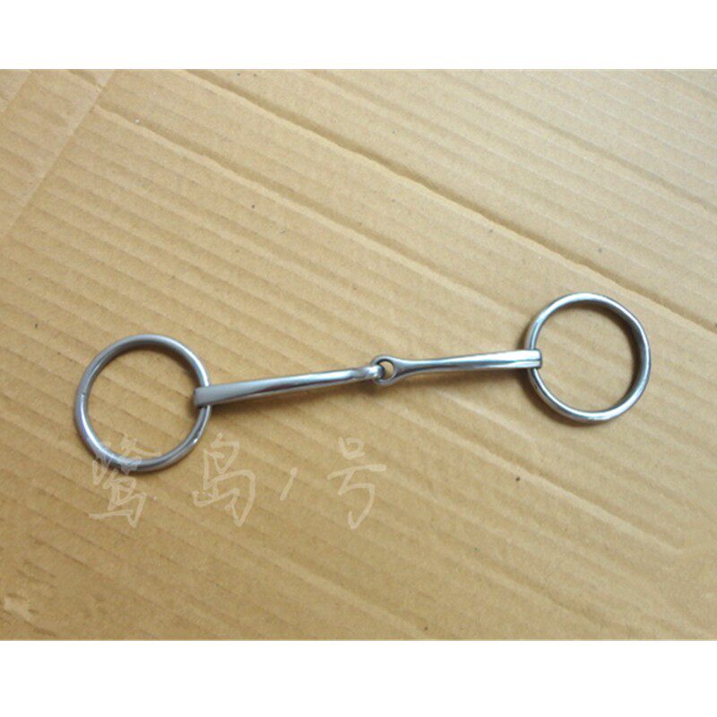 Equestrian supplies harness stainless steel horsebit pony mouth armature 12.5 cm H0847