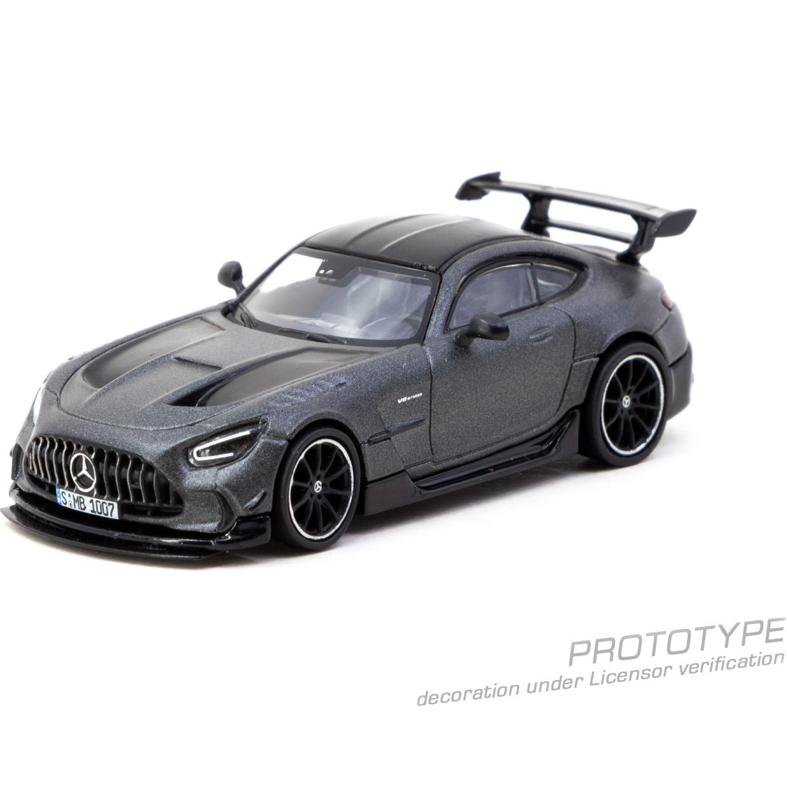 AMG GT black series模型 梅赛德斯-AMG GT Black Series 2021款橙色车身配银色轮毂-Minichamps