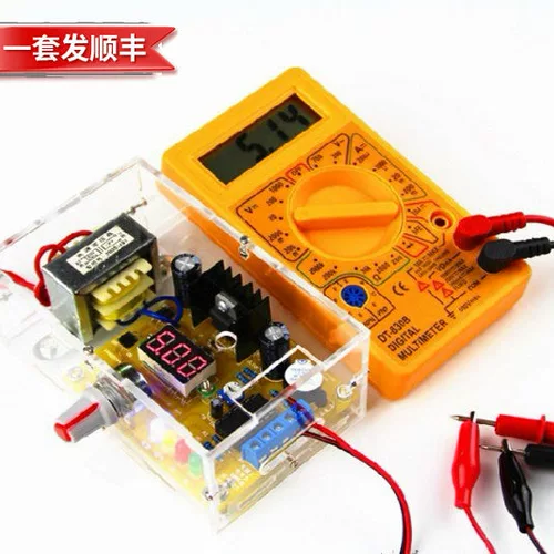 LM317 Регулируемый стабилизированный источник питания постоянного тока. Монтажная плата для обучения сварке.