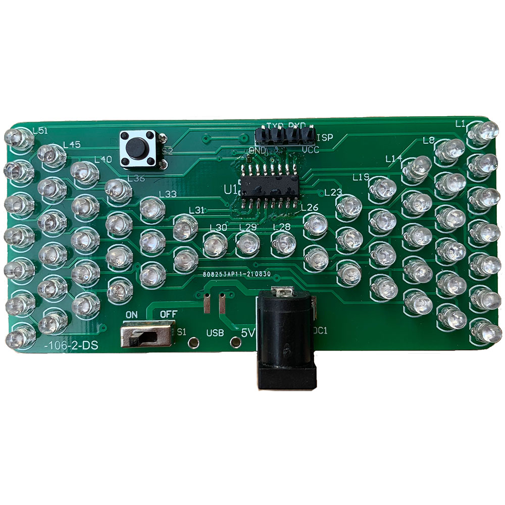 LED Light Electronic Hourglass Kit Single Wafer Fun Electronic Production Skills Teaching DIY Welding Assembly Bulk