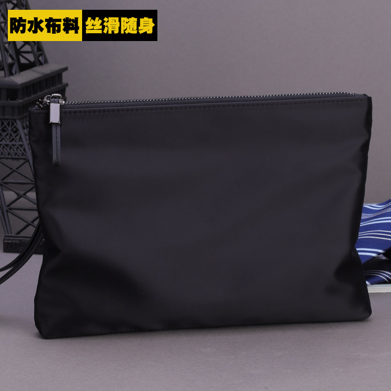 Handbag Men's Clutch Bag Clutch Bag Document Bag A4 Paper Oxford Spinning Nylon Canvas Business Casual Large Capacity