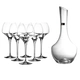 Miễn phí vận chuyển Pháp nhập khẩu cung và mũi tên nở loạt pha lê decanter rượu thủy tinh cốc đặt bộ rượu vang chuyên nghiệp - Rượu vang