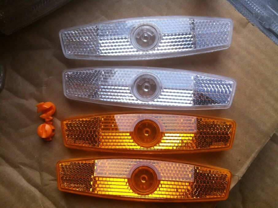 Japan's original plant CATEYE cat eye spokes reflective sheet wheel set lenses steel wire lamp sheet reflective effect