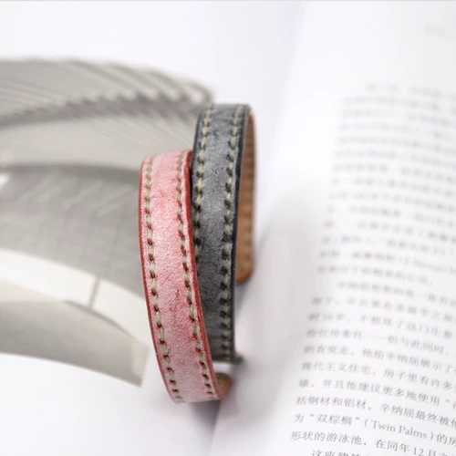 Ретро браслет для влюбленных, аксессуар, из натуральной кожи, подарок на день рождения