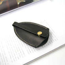 Plant Tanning Head Layer Cow Leather Trolley Key Bag Bull Leather Handmade Car Protective Sleeve Simple Pull-out Male And Female Universal