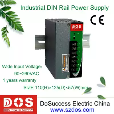 Factory direct sales of industrial grade rail type switching power supply DC24V3A~6 7A full power 