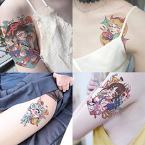 ins Wind cartoon cute hipster flower arm tattoo stickers waterproof female durable simulation dark small pattern Korea