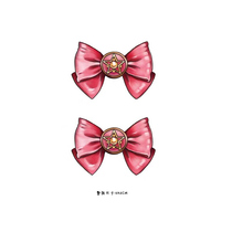 Over 15 yuan Sailor Moon bow tattoo stickers Waterproof female long-lasting realistic Japanese tattoo stickers