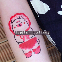 Full 15 yuan pink apron lamb tattoo sticker waterproof female enduring ins Wind Korea Yeong