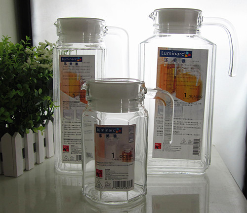 Supermarket bows and arrows Le Meiya glass wicker cold kettle drinks star anise pot flower tea pot juice pot various