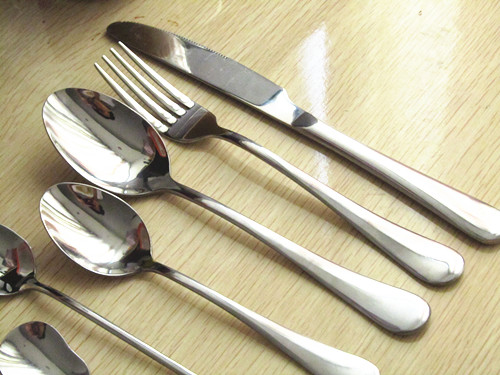 Stainless Steel Western Dining Cutlery Fork Spoon Steak Knife Fork Fruit Fork Sweet Spoonful Small Spoon Coffee Spoon