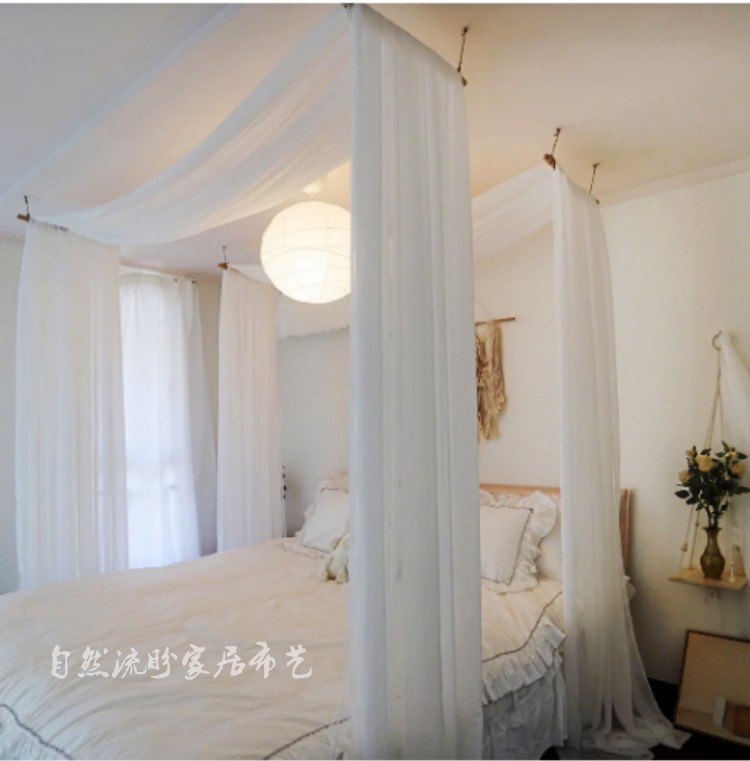 gỗ bùng nổ ngắn Shaman Đông Nam gió Mỹ Continental Inn B & B rèm cửa vải giường đôi lớp vỏ bằng gậy - Bed Skirts & Valances màn gió đẹp