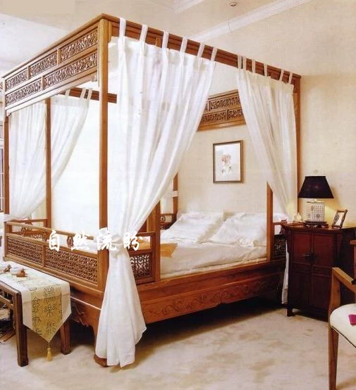 Đầu giường bằng tấm bạt lò xo đầu giường Phong cách Đông Nam Á B & B Inn Phong cách Mỹ 4 giường ngủ bằng sợi gai giường