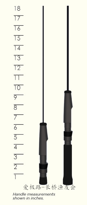 Ice удочкой 爱极路aijilu美国圣克鲁伊st.croix legend black ice  冰钓竿