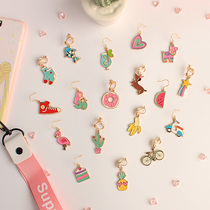 Japanese order good quality super Q comics kawaii sweet cartoon earrings earrings earrings earrings earless ear clip earrings female