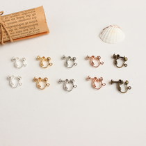 Earrings Drop earrings Change ear clip Screw ear clip invisible clip padded clip Sterling silver ear hook Silver needle conversion artifact