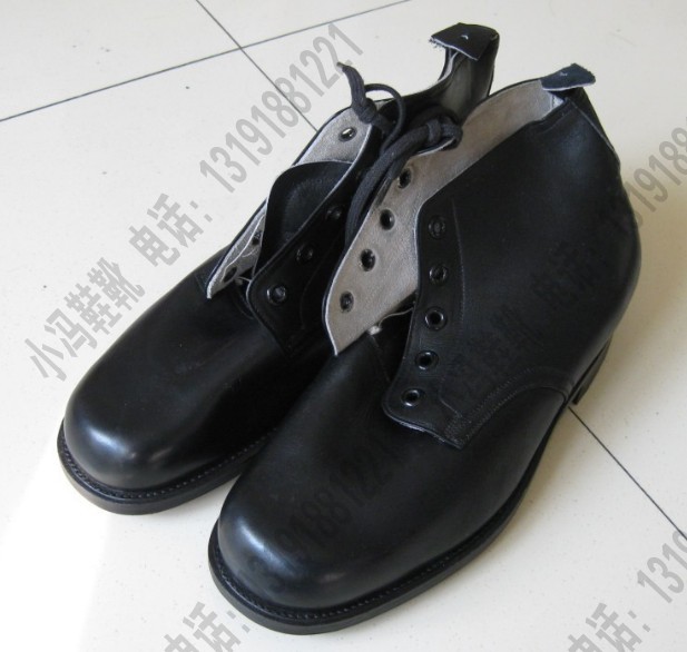 3516 factory 70's 65 cadre leather sole rubber heel leather high boat leather shoes men's shoes boots