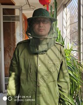 Stock old 90 s mosquito repellent hat mosquito cap sun hat camping outdoor fishing good helper