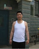 White vest white sleeveless physical training suit quick-drying cool hurdle vest sweatshirt