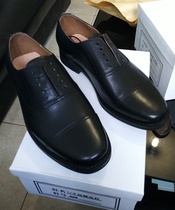 Replica version of the old 6578 three-joint leather shoes (cowhide leather bottom) 78 three-section head mens leather shoes