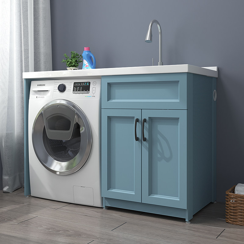Balcony Washing Machine Integrated cabinet Laundry partner Laundry tank Laundry pool with washboard Handwashing washstand Terrace Basin Cabinet Combinations