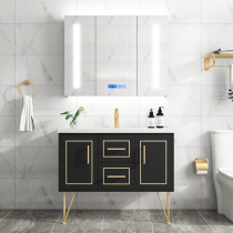 Bathroom cabinet combination modern simple smart toilet washbasin cabinet wall-mounted light luxury washbasin cabinet