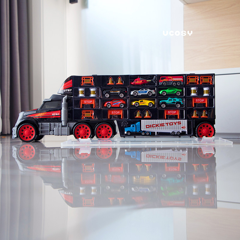 DICKIETOYS Alloy Cargo Car Package Car Car Model Car Model Boy Gift