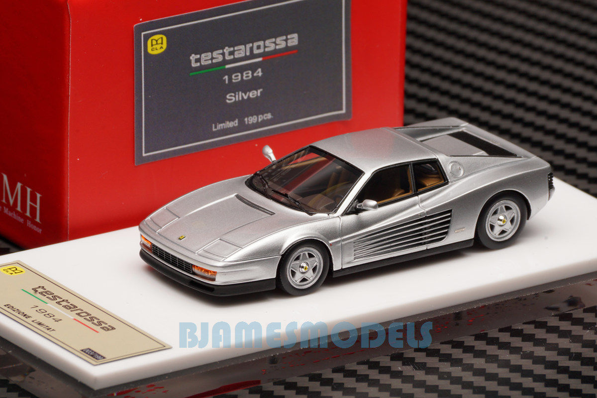 DMH 1/64 Ferrari Testarossa Silver 1984 Resin models limited | eBay