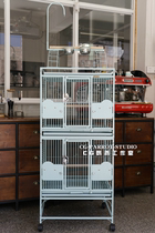 Ruiyous double-layer small and medium-sized parrot cage top playground bird cage breeding cage export quality CG