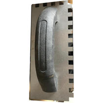 Toothed trowel square tooth serrated trowel tile gray knife trowel plastering tile tiler tool shovel