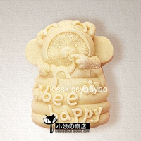 B1084diy sữa mẹ mềm silicone cao su mài khuôn handmade xà phòng sô cô la bánh kẹo mềm khuôn silicon hình thú