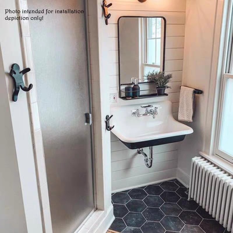 Wall-mounted concealed tap retro to wall-type tap double take the golden bathtub Terra basin hot and cold tap outlet