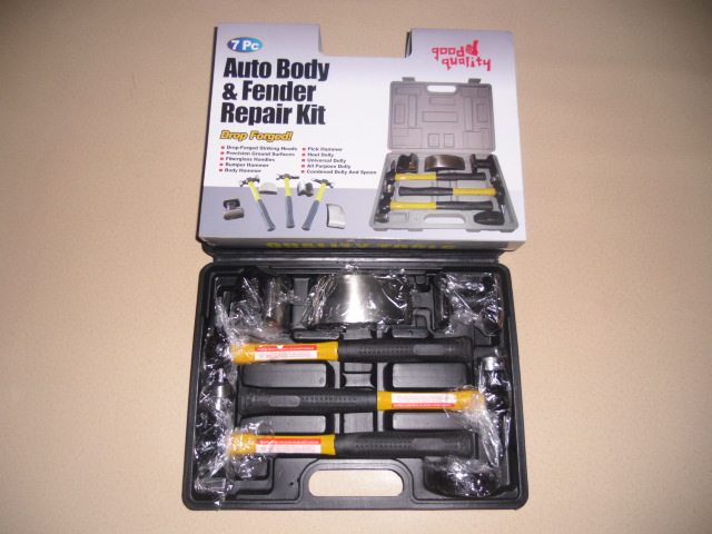 Auto Repair Tool Sheet Metal Hammer Sheet Metal Repair Tool Set of 7
