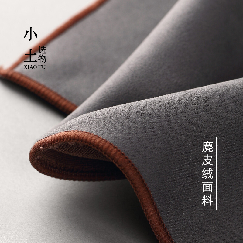 High-end tea towel retro household tea cloth suction towel Chinese high-end tea ceremony accessories Zen teapot teapot tea table rag