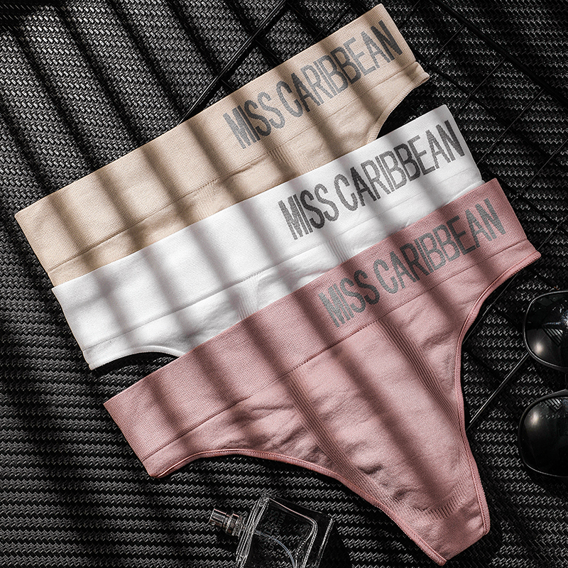 Men's Sports Fitness Letter Wide-Waist Thong Sexy Seamless T-Pants Underwear Men's Sports Fitness Letter Wide-Waist Thong Sexy Seamless T-Pants Underwear