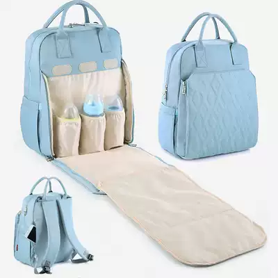 European and American style fashion shoulder bag waterproof multifunctional large capacity mommy bag bottle insulation mother and baby out bag