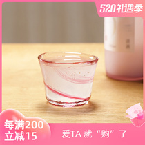 Japan imports ADERIA Ishitsuzuka light handmade gold leaf Japanese style white liquor tea cup cold wine birthday Joe relocating elders
