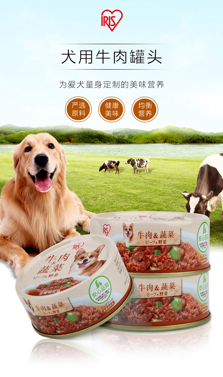 Iris Nhật Bản Alice chó đóng hộp Alice chó ướt thực phẩm bibimbap thú cưng đồ ăn nhẹ Teddy thịt đóng hộp - Đồ ăn vặt cho chó ganador puppy