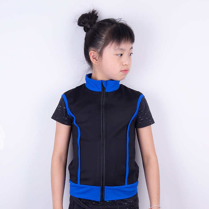 Figure skating children's training suit Russian icediva warm plus velvet sleeveless cold and windproof waistcoat