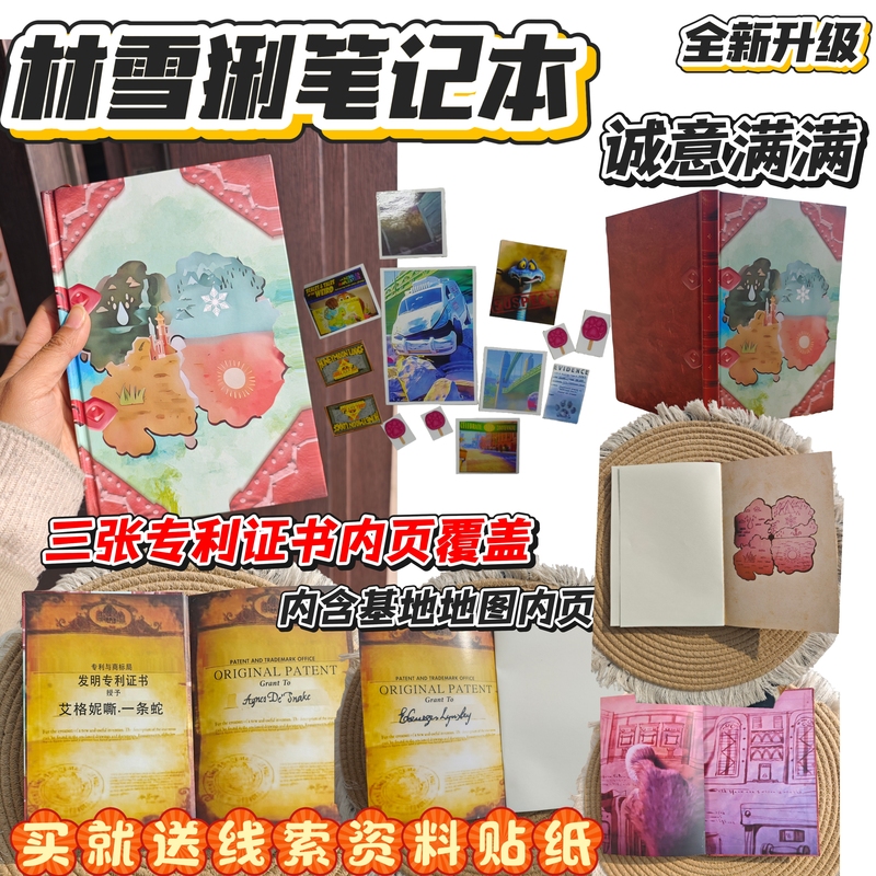 Zootopia 2 Gary a Snake, Lin Xueli, Notes, Baobert, Same Style Patent Certificate, Cos Antidote Pen