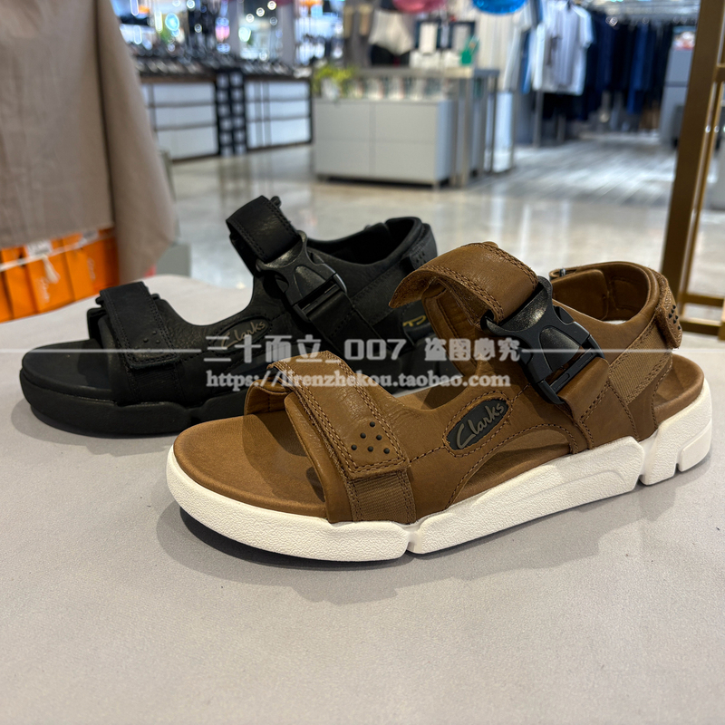 [Three-Strap Shoes] Clarks Trigenic2Sun26182676 26182675 Men's Sandals Size 25 Summer