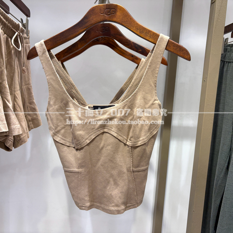 1167387Ugg/Yujie Women's New Summer Style Round Neck Sleeveless Short Vest Top 1167387 Domestic Delivery