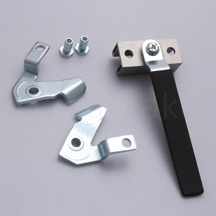 Left Door Lock Vibe Cabinet Accessories TS002 Cabinet PS Cabinet Door Lock Nine Fold ten X Six Fold Profiles Accessories-Taobao