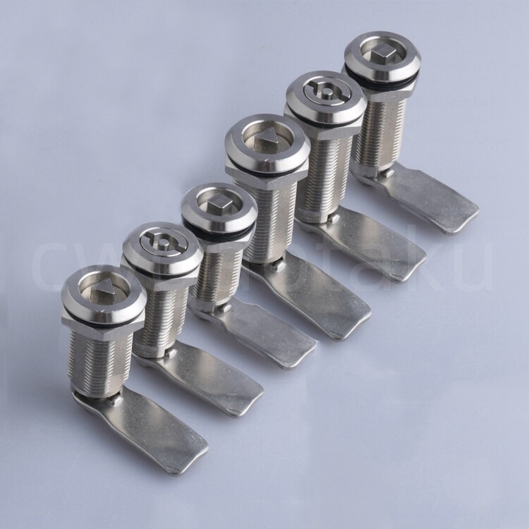 MS705-30-50 stainless steel cylindrical lock stainless steel lengthened triangular lock lengthened four-corner lock case enclosure lock-Taobao