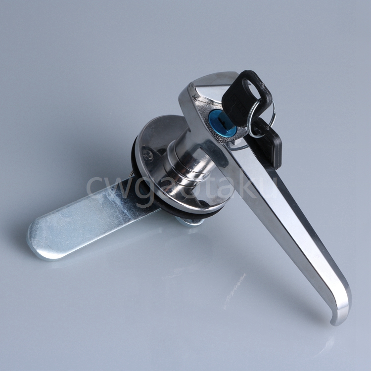 MS306-2 white handle lock main shell cabinet lock Switch cabinet door lock power distribution cabinet door lock industrial cabinet lock